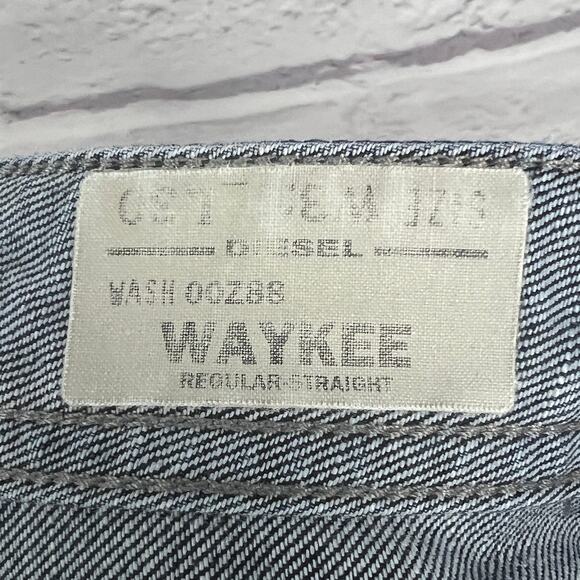 Diesel Industry Men’s 31 x 28 Waykee Regular Straight Button Fly Jeans USA Made - Picture 5 of 12